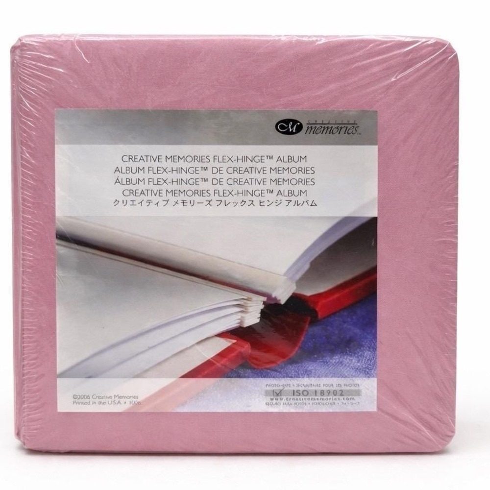 Creative Memories Album Scrapbook Album 7x7 Pink Vintage 2006 NEW SEALED